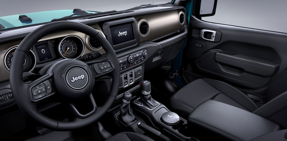 Intérieur Jeep® Wrangler Jeep® BE
