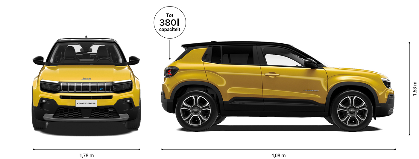 Ontdek de nieuwe Jeep® Avenger E-Hybrid | Jeep® BE